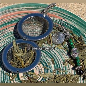 Taurus Malachite Tea Ball Infuser